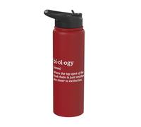 Biology Definition Organism Genetics Science Microbiologist Stainless Steel Insulated Water Bottle