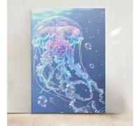 Biology Diamond Art, Diamond Painting Kits for Adults Jellyfish Pattern with Full Kit Accessories, 5D Round Full Drill Gem Art Paintings for Adults Beginners, Home Wall Decor, Gifts PjY7348 3-1