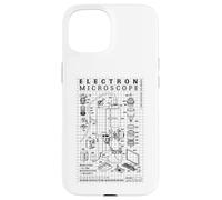 Biology Electron Microscope Diagram Biologist Scientist Lab Case for iPhone 15