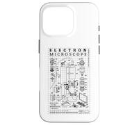 Biology Electron Microscope Diagram Biologist Scientist Lab Case for iPhone 16 Pro