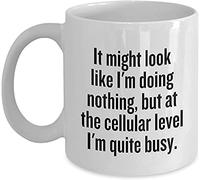 Biology Mug, Biology Teacher Gift, Biologist, Teacher's Day, Science Geek Gift, Microbiologist, Teacher's Day, Thanks-Giving, 11oz White Ceramic Mug Coffee Tea Mug.