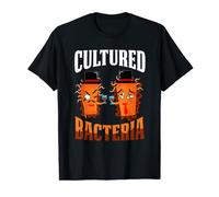 Biology Science Funny Wine Drinking Cultured Bacteria T-Shirt
