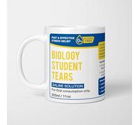 Biology Student Tears Mug, Funny Teacher Gift, School Leaver Cup