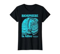 Biology Teacher Earth Science Ecology Environmental Student Value Graphic T-Shirt, Women, Black, M