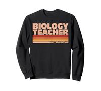 Biology Teacher Retro Sunrise Sweatshirt