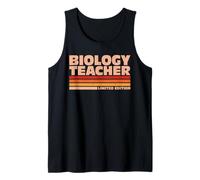 Biology Teacher Retro Sunrise Tank Top