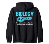 Biology The Only Science Where Multiplication And Division Zip Hoodie