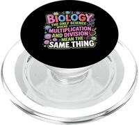 Biology Where Multiply and Divide Mean Same Thing - PopSockets PopGrip for MagSafe