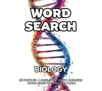 Biology Word Search: 80 Cells, Genetics & Microbiology-Themed Large-Print Puzzles For Adults - 1,600+ Words to Find - Includes Answer Keys & Bonus Quiz Word (GridQuest)