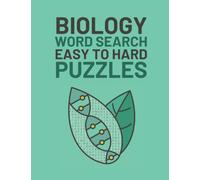 Biology Word Search: Easy To Hard Word Find Puzzles About Biology