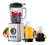 Biolomix 3 in 1 Food Blender, 1300W 2 Preset Programswith,1.5L Blender Cup with 600ml and 800ml Grinding Cups for Smoothies, Juices, Baby Food(TB003)