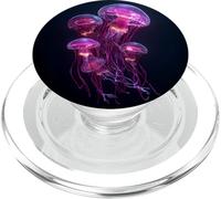 Bioluminescent Jellyfish Ocean Marine Life PopSockets PopGrip for MagSafe