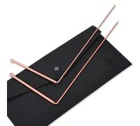 BioMag Copper Dowsing Rods Set, 2-Pack Divining Rods for Ghost Hunting, Energy Exploration & Fun Detection Activities, Smooth Rotation Handles