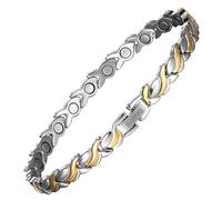 BioMag Magnetic Bracelets for Women,Titanium Steel Magnetic Women Bracelets,Adjustable Jewellery Wristband Bracelet with Gift Box & Removal Tool