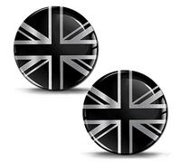 Biomar Labs 3D Domed Car Stickers - Motorcycle, Helmet and Bumper Stickers - Self Adhesive Decorative Decals with Resin Dome for Vehicles and Accessories (United Kingdom GB Flag KS 216)