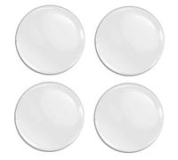 Biomar Labs 4 x 65 mm 3D Silicone Sticker for Hub Caps Hub Caps Wheel Sticker Wheel Trim Sticker Wheel Cover White Gloss A 5565