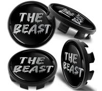 Biomar Labs 4 x 68mm Wheel Centre Alloy Hub Center Caps Compatible with BMW 36136783536 Hubcaps Black CB 14