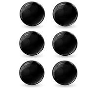 Biomar Labs 6 x 3D Gel Silicone Stickers Bumper Sticker Decals Emblem Tuning for Car Motorcycle Helmet Bike PC Laptop Tablet Window Black SP 5 B