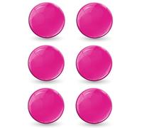 Biomar Labs 6 x 3D Gel Silicone Stickers Bumper Sticker Decals Emblem Tuning for Car Motorcycle Helmet Bike PC Laptop Tablet Window Pink SP 5 P