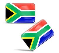 Biomar Labs Country Flag Sticker Set Self Adhesive Vinyl Decals National Flag Stickers Car Motorcycle Laptop Phone Window Interior Exterior (South Africa South African Flag F 76)