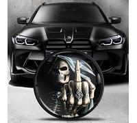 Biomar Labs Front Hood Trunk Tuning Badge 82 mm Compatible with BMW Emblem 51148132375 (Skull EO 25)