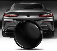 Biomar Labs Rear Trunk Tuning Badge 74mm Compatible with BMW Emblem Bonnet Boot 51148219237 Black EZ 28