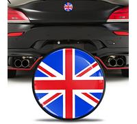 Biomar Labs Rear Trunk Tuning Badge 74mm Compatible with BMW Emblem Bonnet Boot 51148219237 UK Flag Red Blue EZ 26 Z*