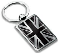 Biomar Labs Stainless Steel Metal Keychains Country Flag National Flags Design Durable Premium Accessory Car House Keys Backpack Gift Travel Souvenir (England UK GB Flag KK 270)