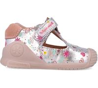Biomecanics Josephine 252102 Girls First Shoes Silver F-Standard 4 Child