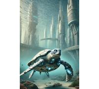 Biomechanical Sea Turtle Notebook: Writing Journal For Sci-Fi and Fantasy Lovers Unique Mechanical Animal Design For Gift