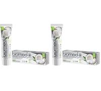 Biomed Coconut Oil 97% Natural Whitening Toothpaste | Gentle Whitening & Enamel Strengthening | Vegan, SLES Free, with FLOURIDE 100g (Pack of 2)