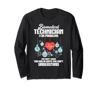 Biomed Engineer Medical Engineering Problems Biomedical Tech Long Sleeve T-Shirt