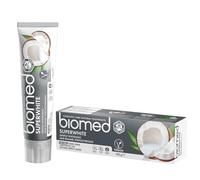 Biomed Superwhite 97% Natural Whitening Toothpaste | Enamel Strengthening | Coconut Flavour, Vegan, SLES Free 100g