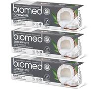 Biomed Superwhite Toothpaste x 3 pack - Natural Coconut - Free Shipping - UK'#1&