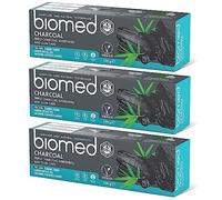 Biomed Triple Charcoal 98% Natural Whitening Toothpaste | Gum Care, Bamboo Charcoal | Vegan, SLES Free 100g(pack of 3)