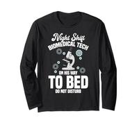 Biomedical Engineer Equipment Night Shift Biomed Technician Long Sleeve T-Shirt