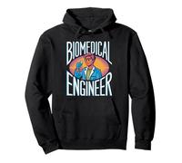 Biomedical Engineer Facts Label Biomedical Engineering Pullover Hoodie