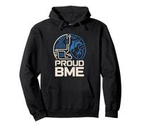 Biomedical Engineer Retro Vintage Badge Bme Proud Biomed Pullover Hoodie