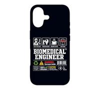 Biomedical Engineer Warning Label Skills Coffee Wine Case for iPhone 17