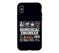 Biomedical Engineer Warning Label Skills Coffee Wine Case for iPhone X/XS