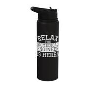 Biomedical Engineering Apparel - Best Funny Engineers Design Stainless Steel Insulated Water Bottle