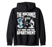 Biomedical Engineering Bme Appreciation Machines Biomed Tech Zip Hoodie