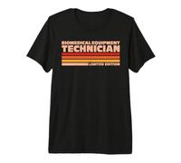 Biomedical Equipment Technician Retro Sunrise Premium T-Shirt
