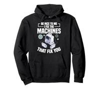 Biomedical Tech Equipment Fix You Biomed Technician Pullover Hoodie