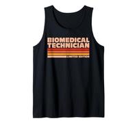 Biomedical Technician Retro Sunrise Tank Top
