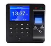 Biometric Employee Attendance Machine, M10 Fingerprint Access Lock Office Smart Password Card Attendance Access Control System Biometric Employee Attendance Machine Quick Recognition