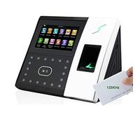 Biometric Fingerprint Face Recognition Time Attendance Clock with TCP/IP for Office Access Control - Ideal for Office Use
