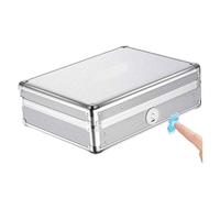 Biometric Fingerprint Safe Box for Jewelry & Valuables Secure Storage with Morse Code Lock Hidden Cabinet Safe for Privacy & Security Intelligent Secret Safe