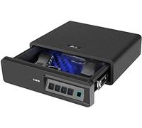 Biometric Fingerprint Safe, Slide-Away Handgun Safe for Two Pistols Storage Safe Drawer Safe for Home and Vehicle (Biometric Fringerprint Safe)