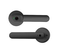 Biometric Fingerprint Smart Door Lock Keyless Entry Knobs For Apartment Home Non Destructive Replacement Effortless Installation Fast Recognition(BLACK)